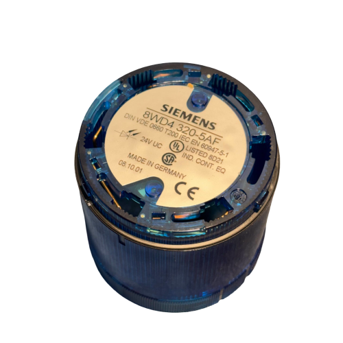 Siemens-8WD4-320-5AF-8WD4320-5AF-Niebieski-sygnalizator-świetlny-24V-UC