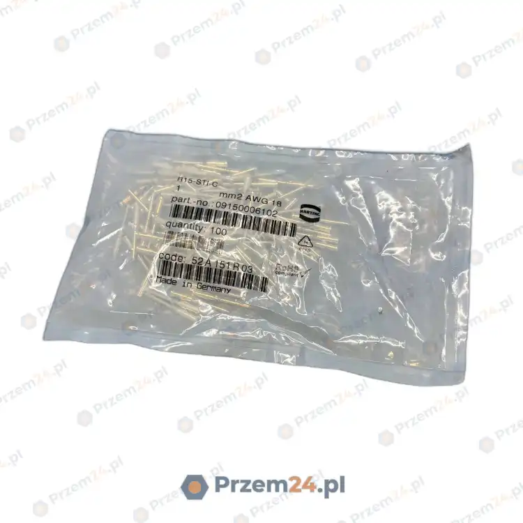 HARTING-09150006102-R15-STI-C-Styk-męski-zaciskany-Zestaw-100-sztuk