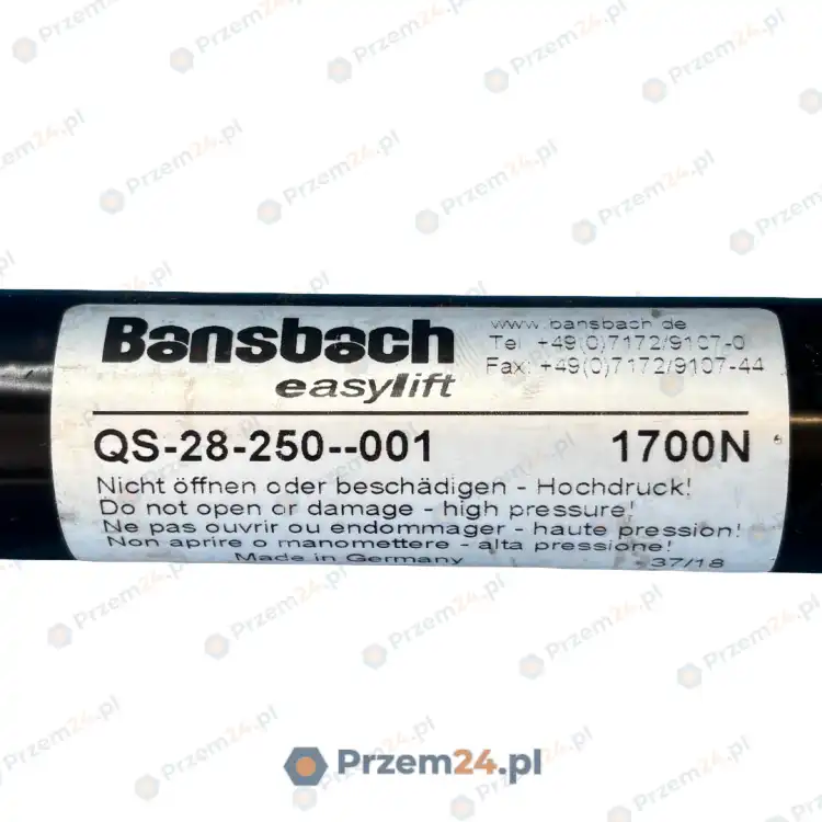 Bansbach-QS-28-250-001-QS28250001-Sprężyna-gazowa-1700N-4