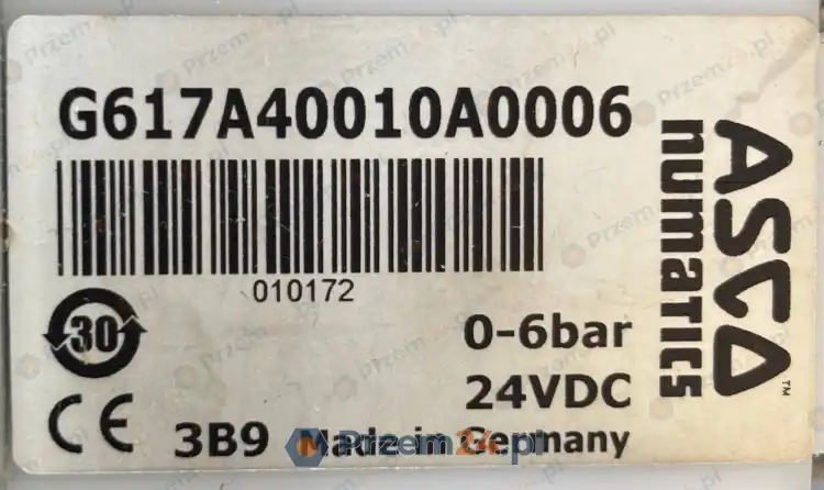 ASCO-Numatics-G617A40010A0006-Elektrozawór-0-6-Bar-24VDC-4