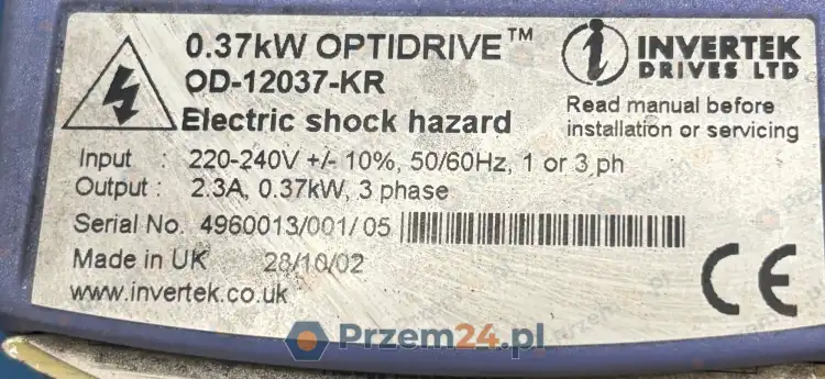 Invertek-Drives-Ltd-OD-12037-KR-Falownik-0.37kW,-2.3A-4