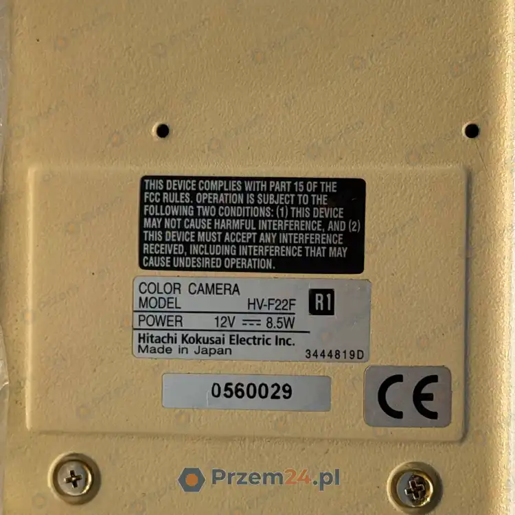 Hitachi-HV-F22F-119334-Przemysłowa-kamera-kolorowa-12V-8.5W-4