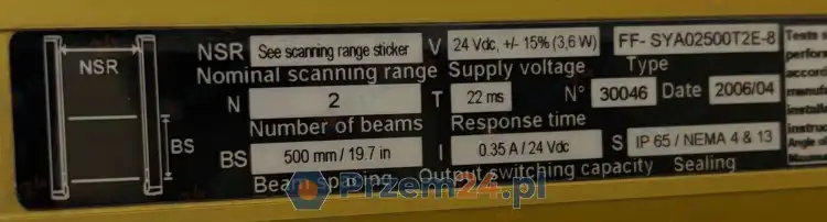 Honeywell-FF-SYA02500T2E-8-FF-SYA02500T2R-3-Kurtyna-bezpieczeństwa-5