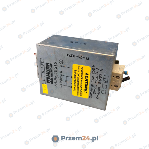 Murr-Elektronik-10216-FF-75-0374-Filtr-sieciowy-20A-250V-50-60Hz