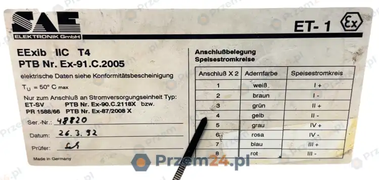 SAE-Elektronik-EExib-IIC-T4-EX-92.C.2005-Panel-operatorski-5