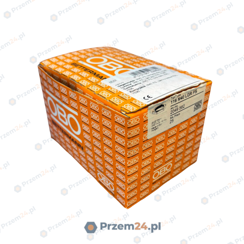 OBO-Bettermann-116-M40-LGR-PS-2049-562-Kontrnakrętka-(Zestaw-25-szt.)