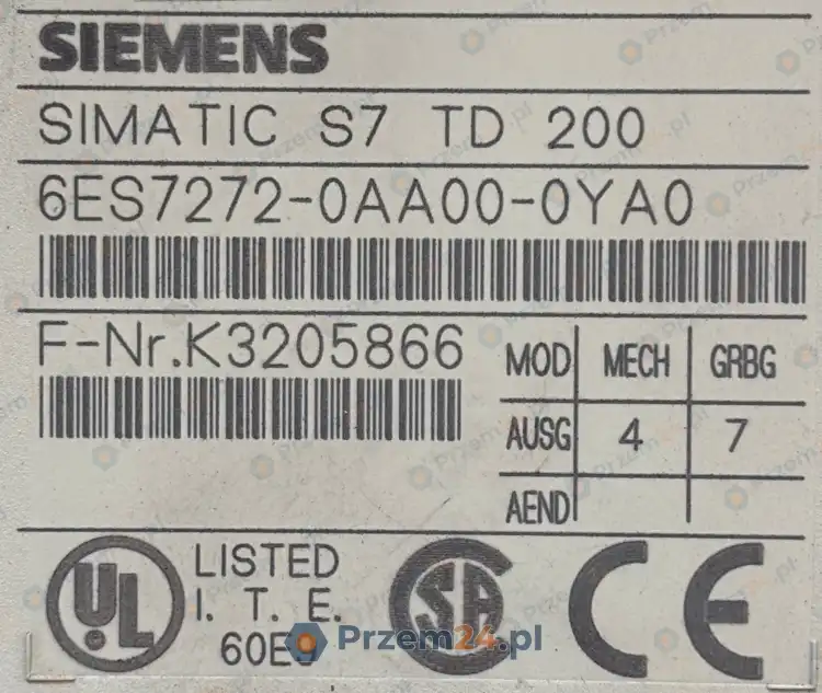 SIEMENS-6ES7272-0AA00-0YA0-Panel-operatorski-Nie-sprawdzony-3