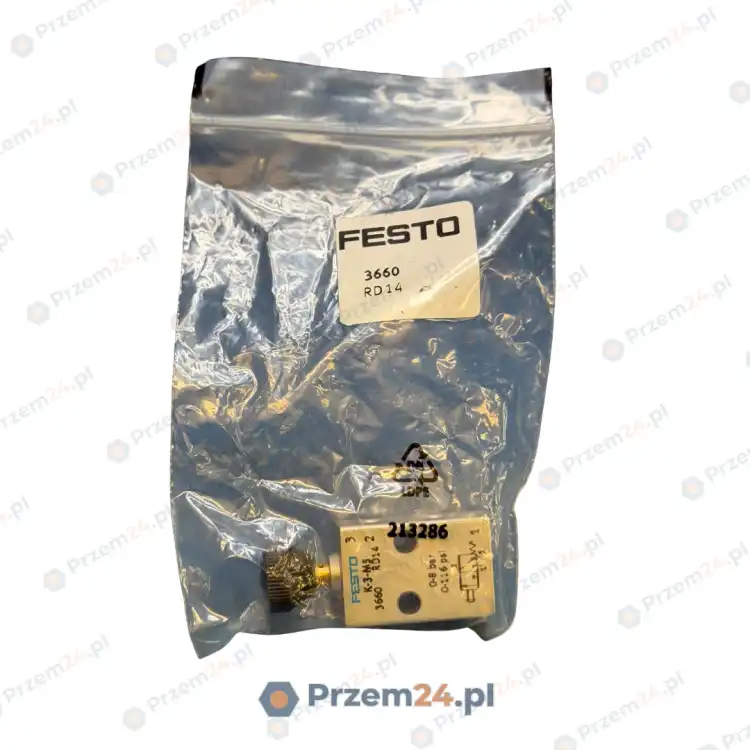 Festo-K-3-M5-3660-Zawór-z-przyciskiem-0-8bar-0-116psi