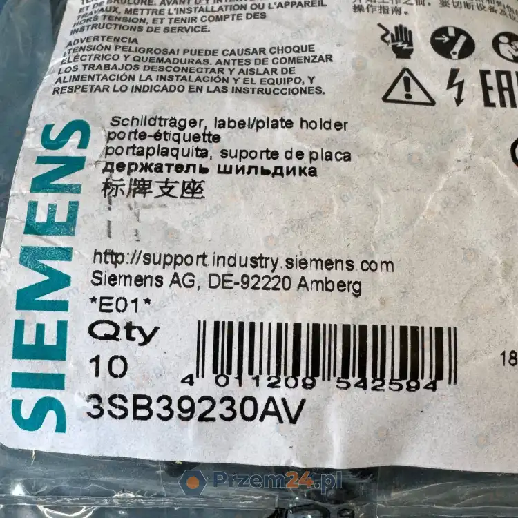 Siemens-3SB39230AV-Uchwyt-na-tabliczkę-10-sztuk-2