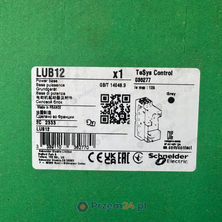 Schneider-Electric-LUB12-036277-Podstawa-mocy-TeSys-U-12A-690V-2