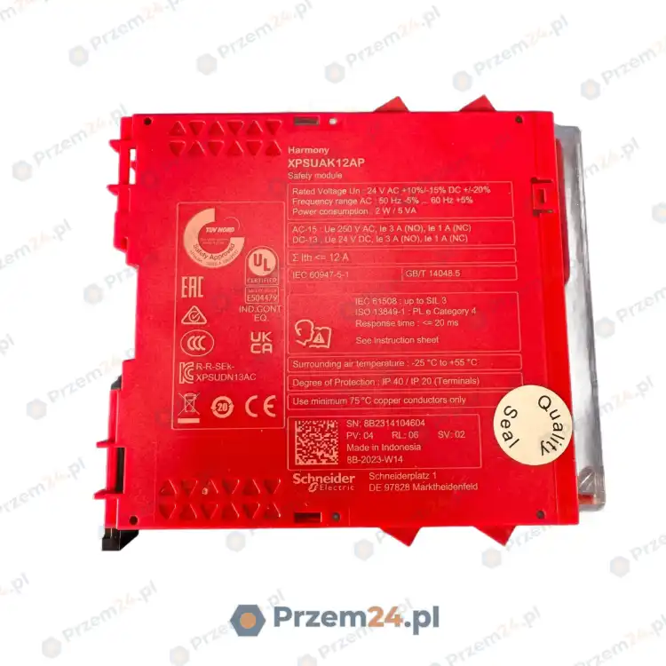 Schneider-Electric-XPSUAK12AP-960165-Moduł-bezpieczeństwa-Kat.4-24V-3