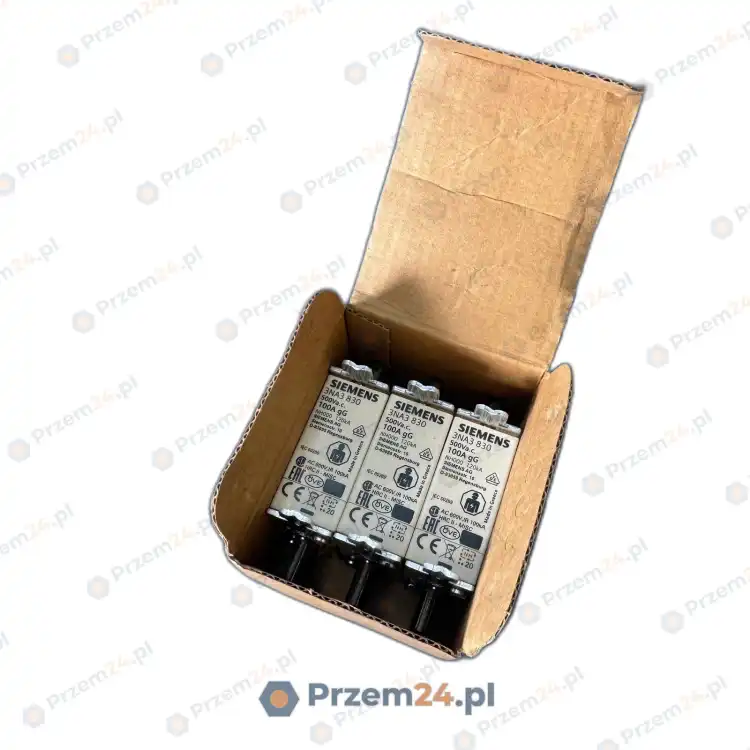 Siemens-3NA3830-Wkładka-topikowa-NH000-100A-gG-(3-SZTUKI)