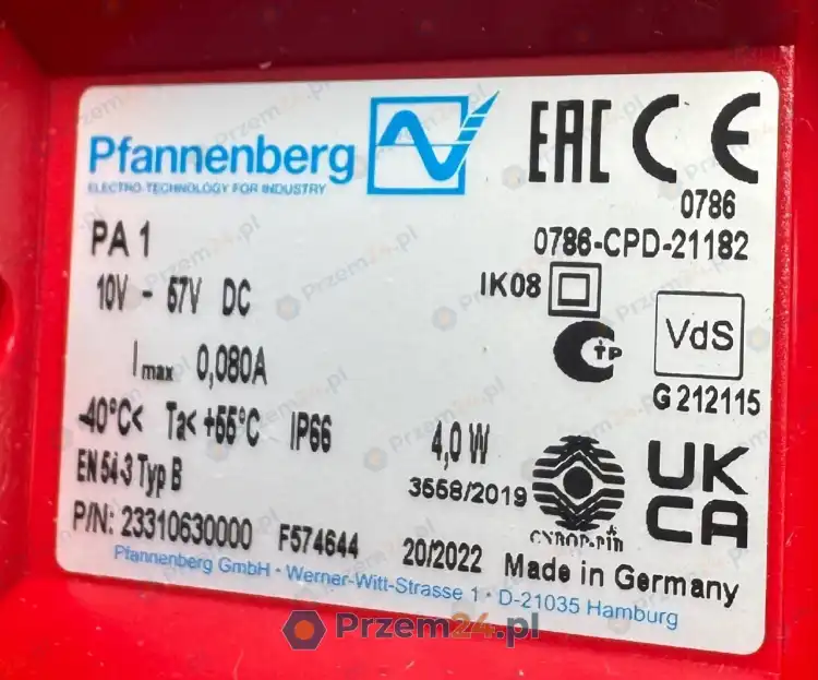Pfannenberg-PA-1-23310630000-Sygnalizator-akustyczny-pożarowy-4
