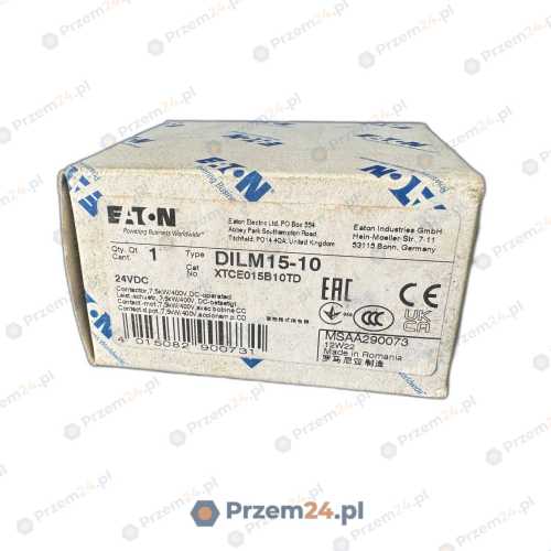 Eaton-DILM15-10-XTCE015B10TD-Stycznik-7,5kW-400V-2