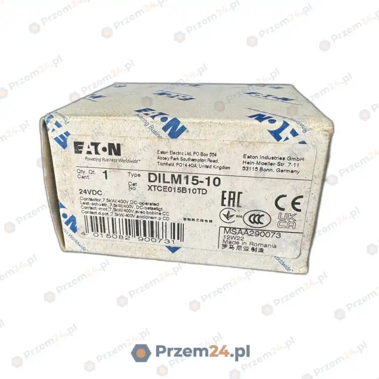 Eaton-DILM15-10-XTCE015B10TD-Stycznik-7,5kW-400V-2