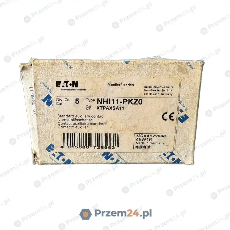 Eaton-NHI11-PKZ0-XTPAXSA11-Styk-pomocniczy-1NO+1NC-(5-SZTUK)-2