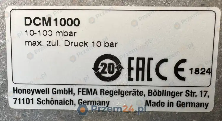 Honeywell-DCM1000-Presostat-10-100mbar-10bar-5