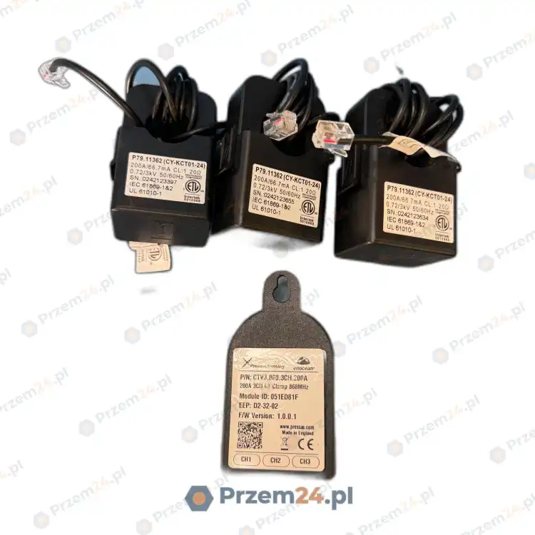 Pressac-CTV3.868.3CH.200A-Czujnik-prądu-bezprzewodowy-CT-(3-kanałowy)-200A