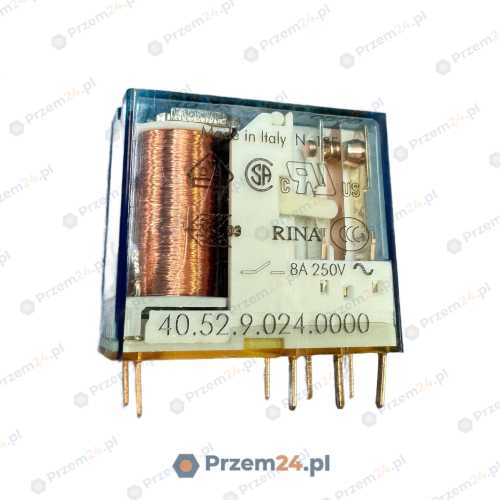 Finder-40.52.9.024.0000-Przekaźnik-miniaturowy-24VDC-8A-250V-(9-SZTUK)-2