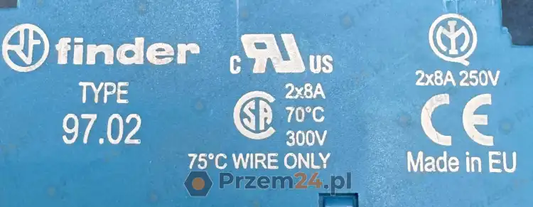 Finder-97.02-Podstawka-przekaźnikowa-2x8A-250V-(7-SZTUK)-4