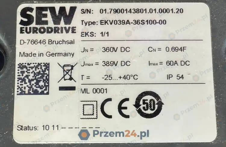 SEW-EURODRIVE-EKV039A-36S100-00-Moduł-magazynowania-energii-PowerCap-5