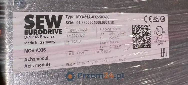 SEW-EURODRIVE-Moviaxis-MXA81A-032-503-00-Moduł-osi-serwonapędu-4