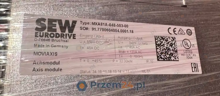SEW-EURODRIVE-Moviaxis-MXA81A-048-503-00-Moduł-osi-serwonapędu-4