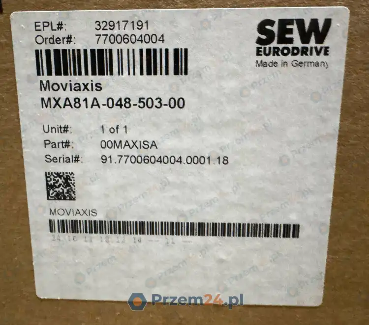 SEW-EURODRIVE-Moviaxis-MXA81A-048-503-00-Moduł-osi-serwonapędu-5
