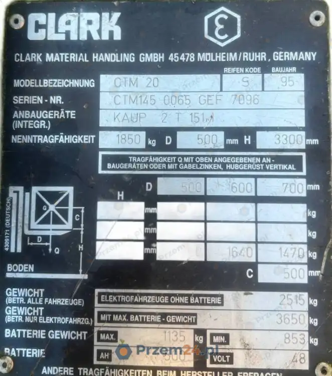 wózek-widłowy-Clark-CTM-20-8