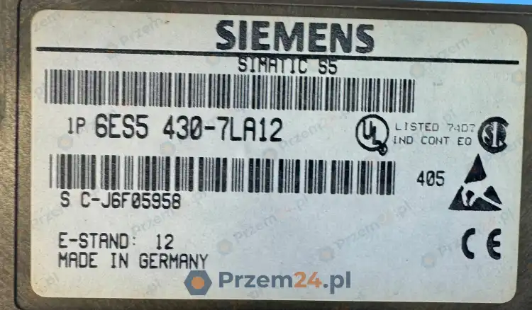 Siemens-6ES5-430-7LA12-6ES5430-7LA12-Moduł-wejść-cyfrowych-Simatic-S5-3