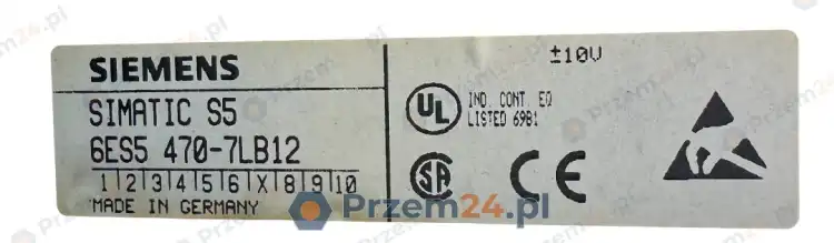 Siemens-6ES5-470-7LB12-6ES5470-7LB12-Moduł-wyjść-analogowych-Simatic-S5-3