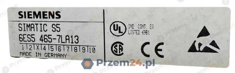 Siemens-6ES5-465-7LA13-6ES5465-7LA13-Moduł-wejść-analogowych-Simatic-S5-3