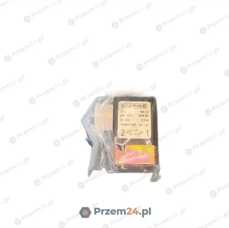 Kuhnke-67.121-Elektrozawór-3-2-NC-NW2-24V-DC-6.5W-8-bar