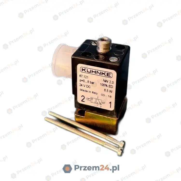Kuhnke-67.121-Elektrozawór-3-2-NC-NW2-24V-DC-6.5W-8-bar-2