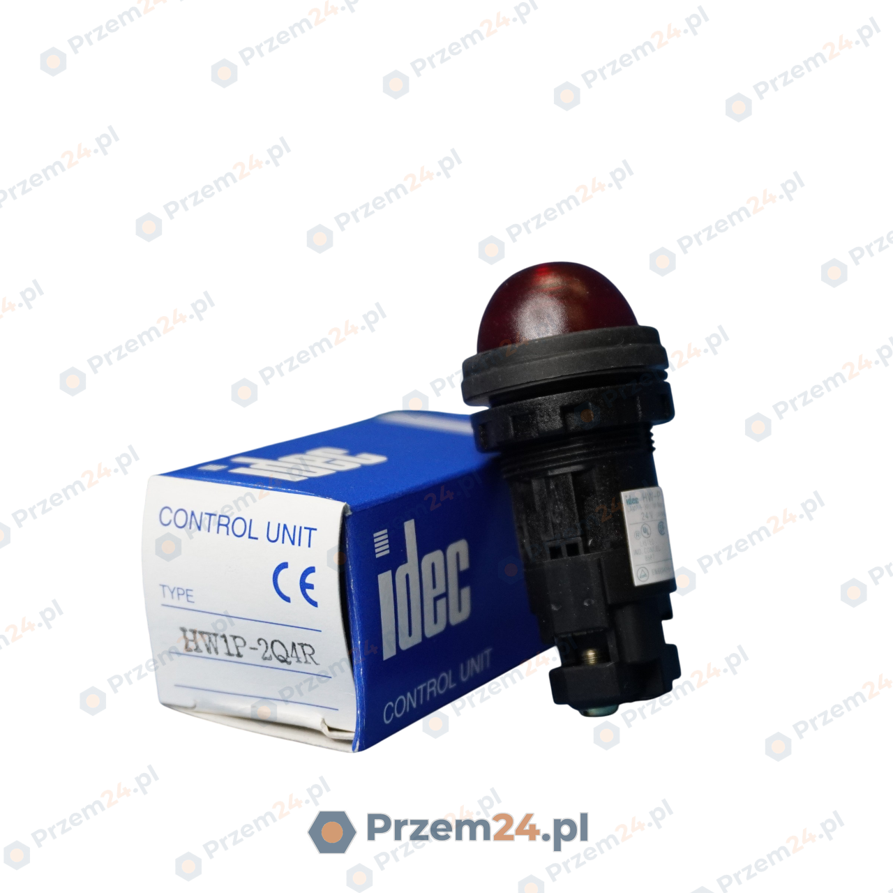 IDEC-HW1P2Q4R-Czerwona-lampa-sygnalizacyjna