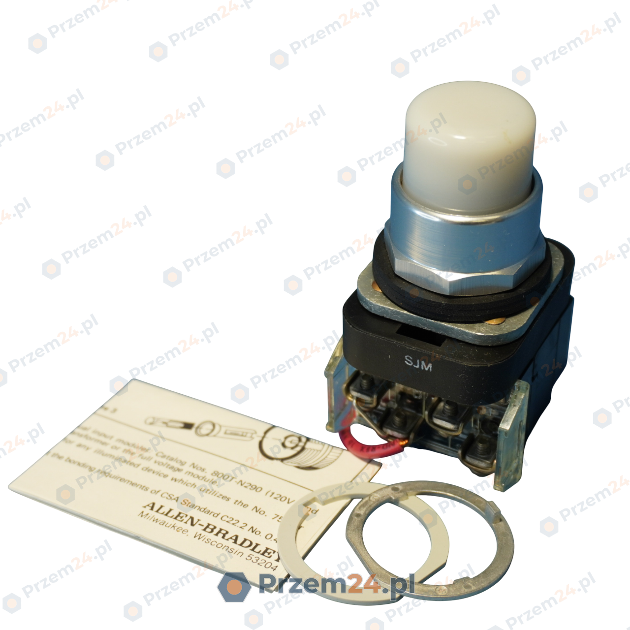AllenBradley-800TPT16W-800TPT16-W-Przycisk-biały