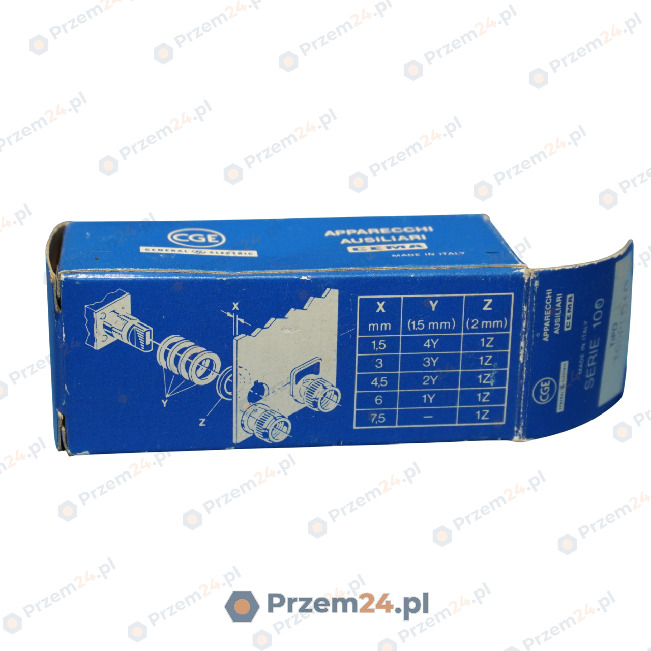CEMA-100PLD1G-Przycisk-pomarańczowy-125VAC-DC-2W