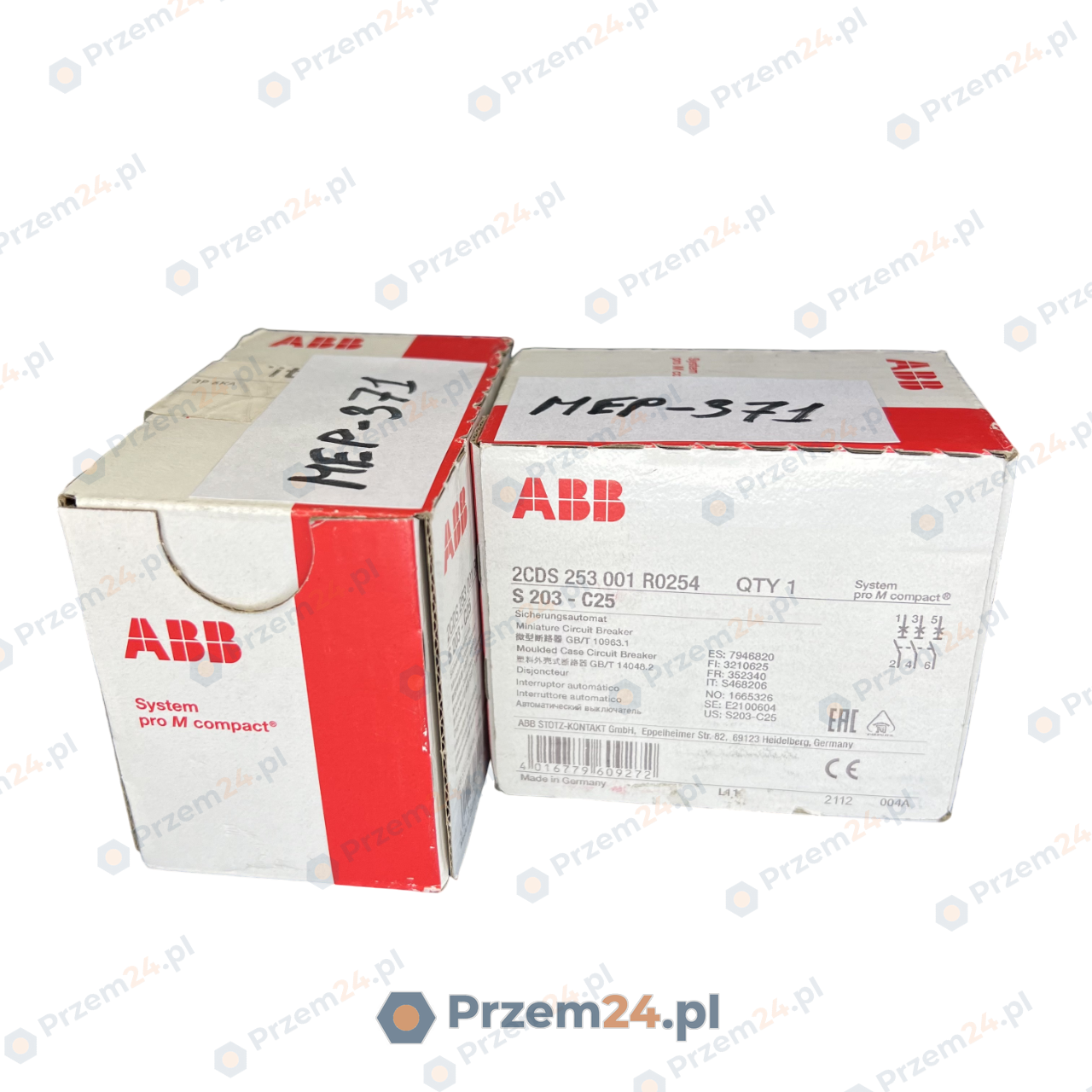 ABB-S203C25-2CDS253001R0254-2CDS-253-001-R0254-Wyłącznik