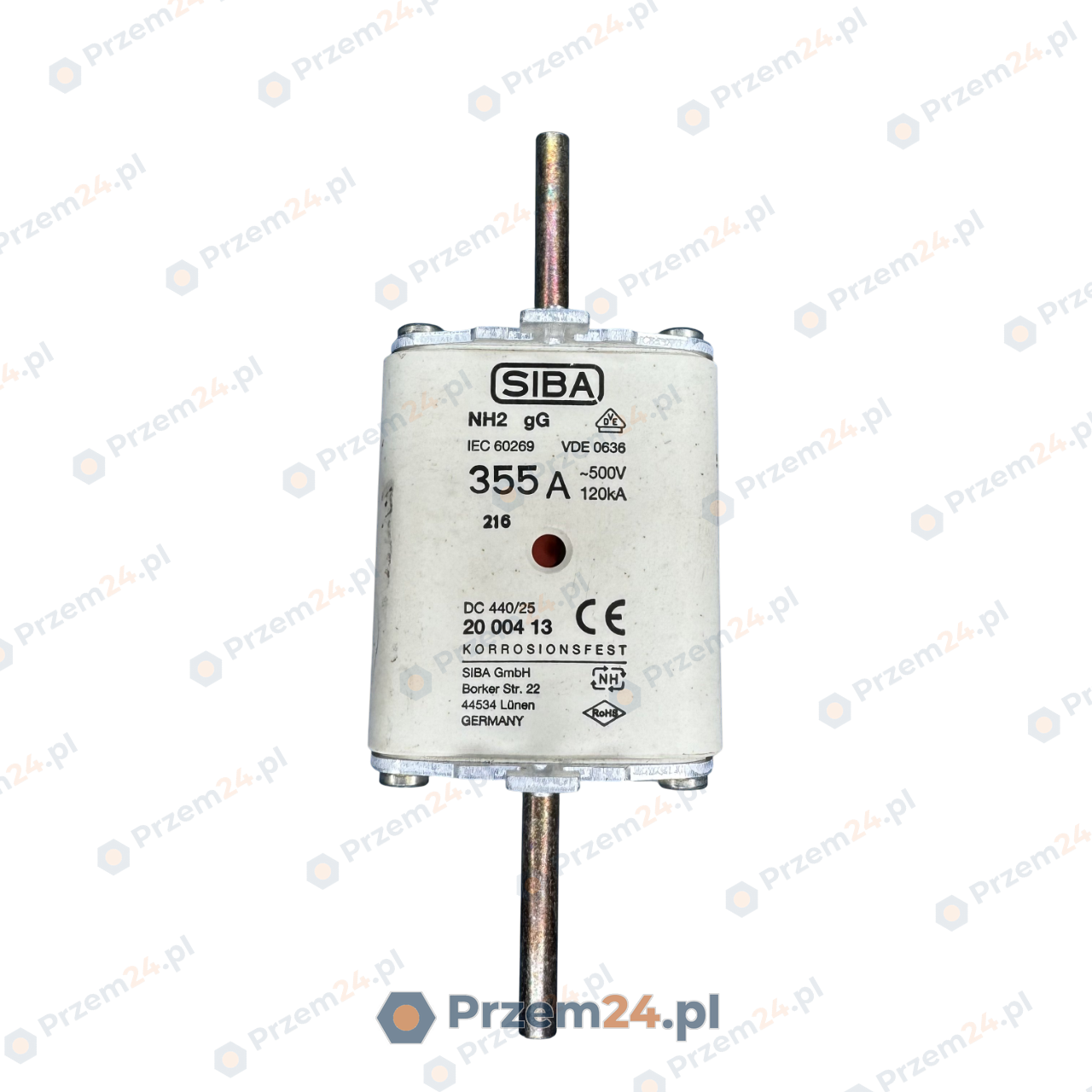 Siba-NH2-Bezpiecznik-355A-500v-120kA