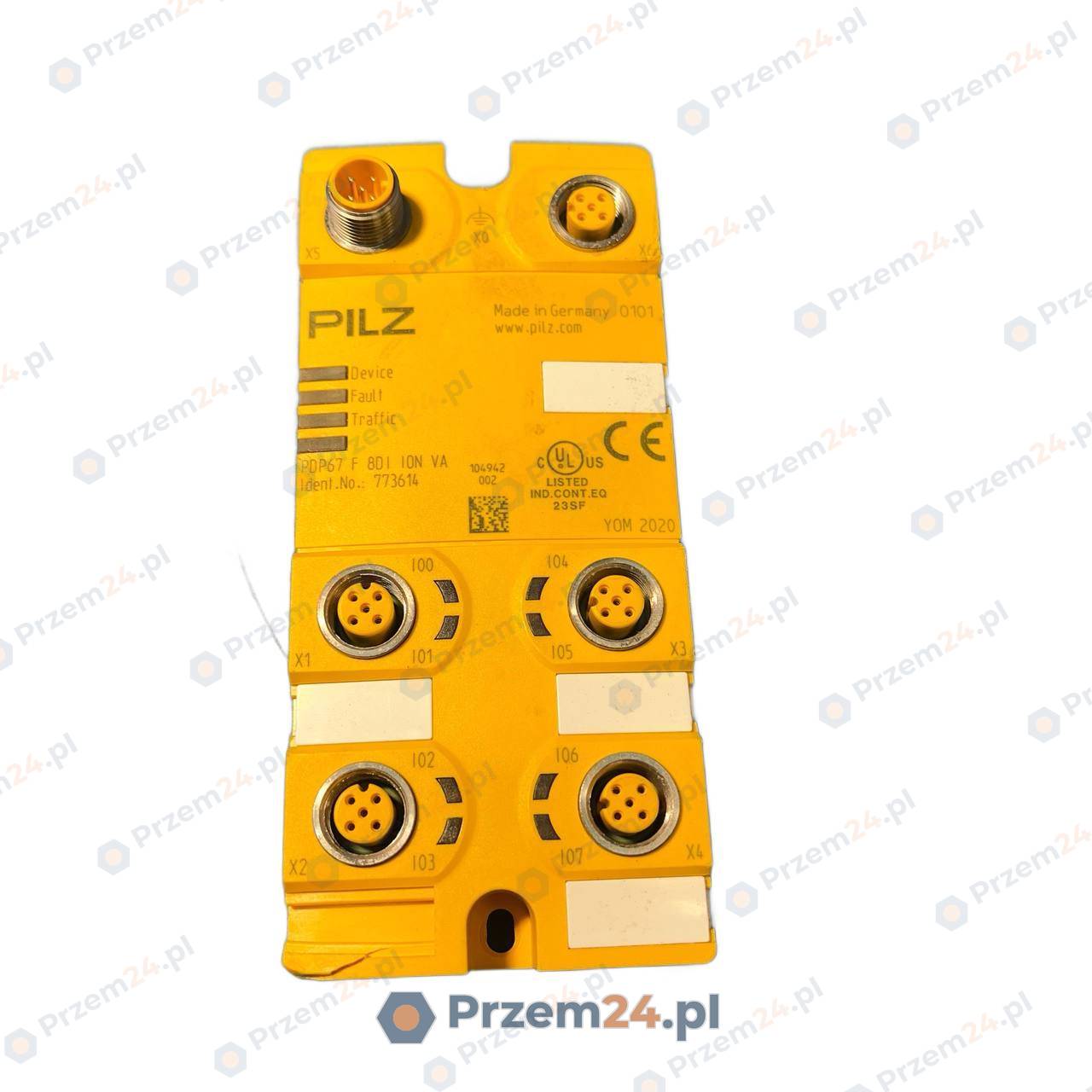 Pilz-773614-PDP67-F-8DI-ION-VA-Moduł-wejściowy-z-defektem