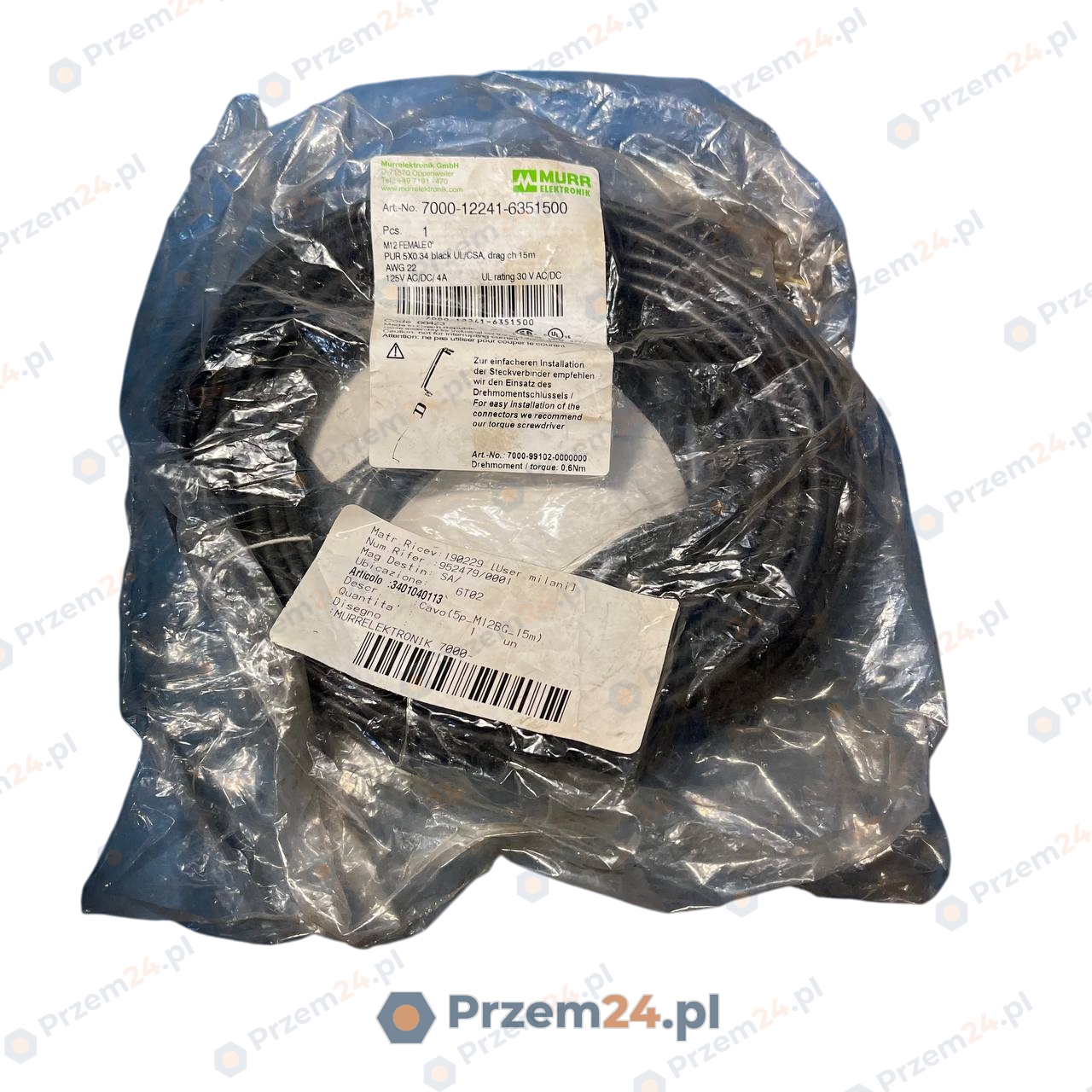Murr-7000122416351500-Złącze-M12-żeńskie