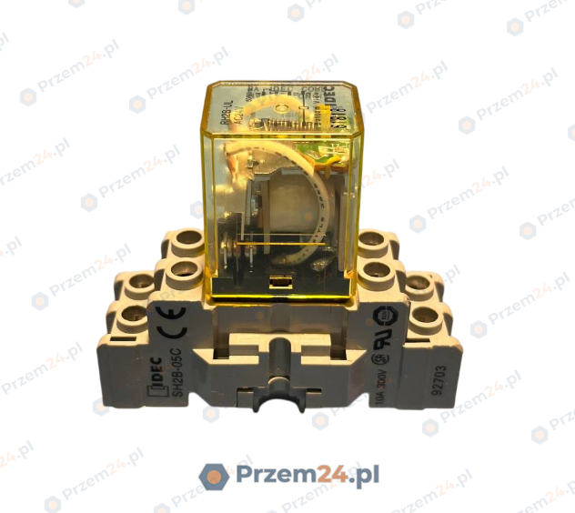 Idec-SH2B05C-RH2BULAC24V-Gniazdo-przekaźnika-z-przekaźnikiem