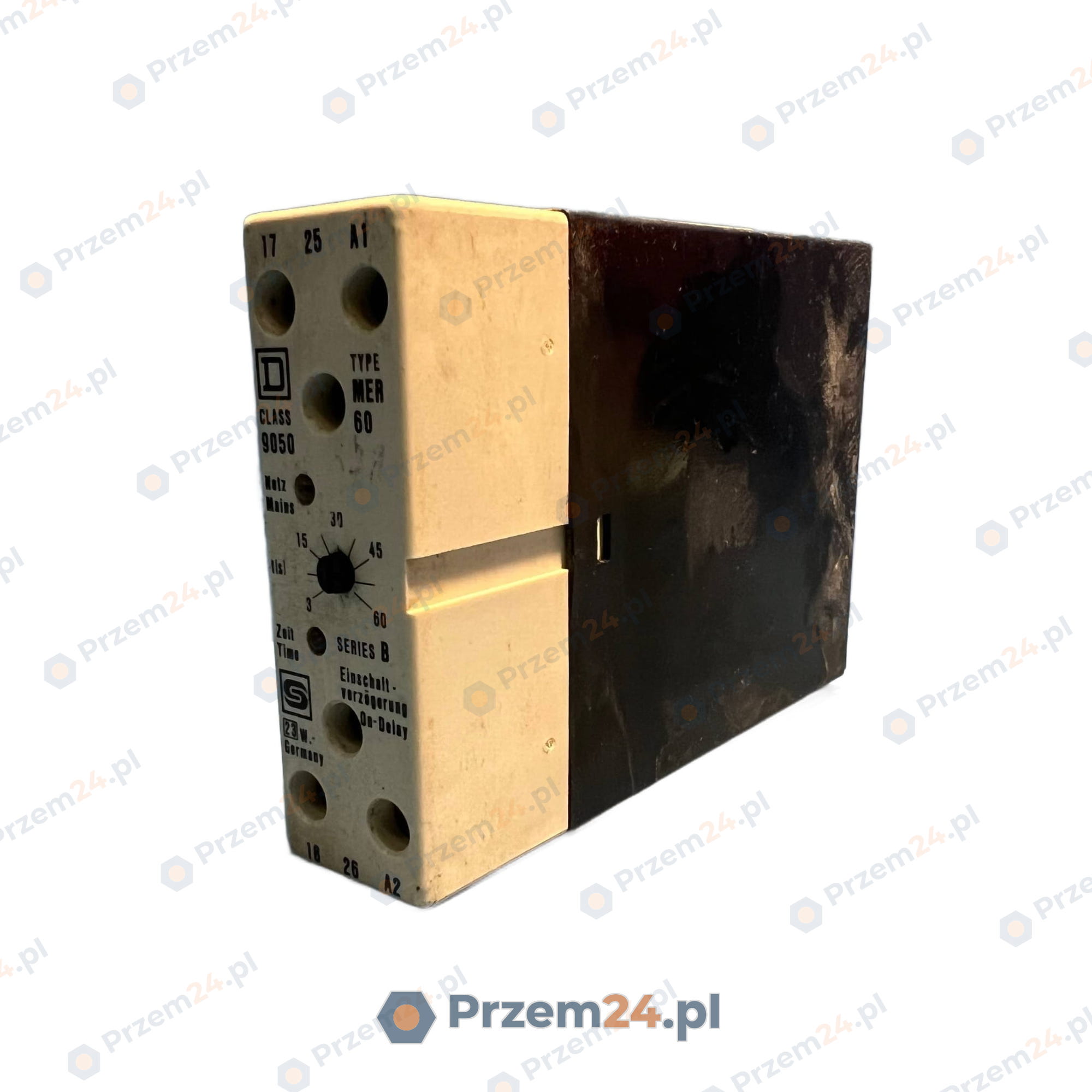 Square-D-CLASS-9050-Type-MER60-Przekaźnik-czasowy-360-SEC
