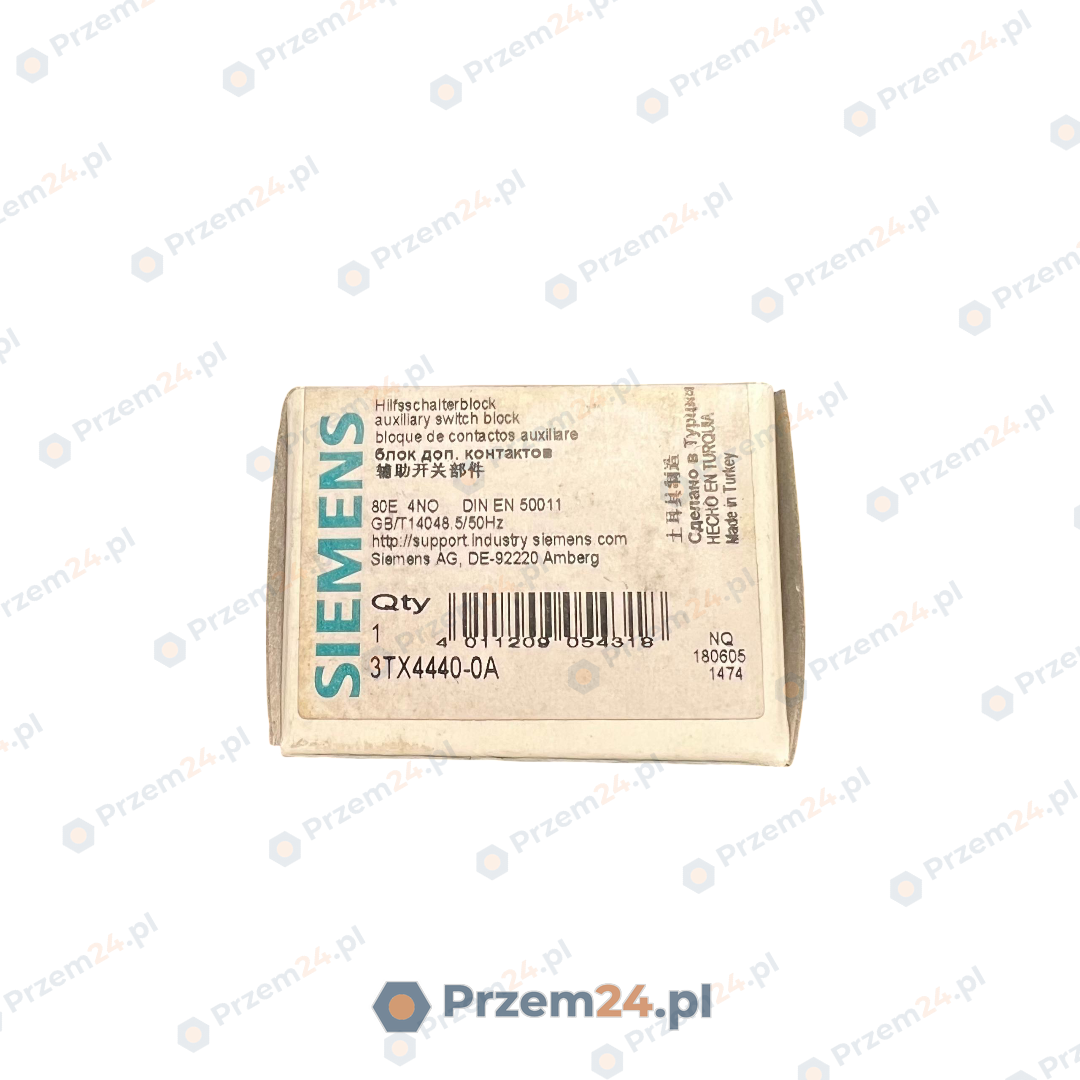 Siemens-3TX44400A-Styk-pomocniczy-80E-4NO