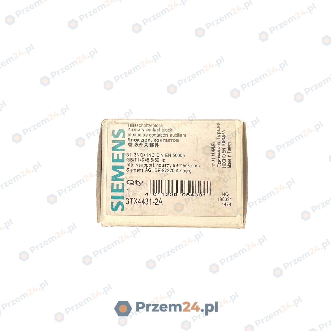 SIEMENS-3TX44312A-Styk-pomocniczy-3NO+1NC