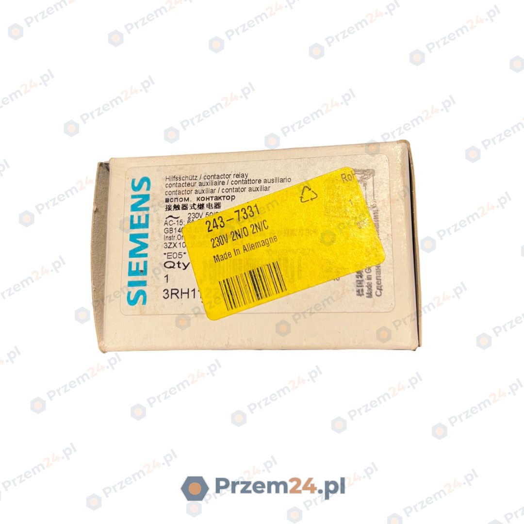 SIEMENS-3RH11221AP00-Stycznik-4biegunowy-22E-2NO-2NC-230V-50-60Hz
