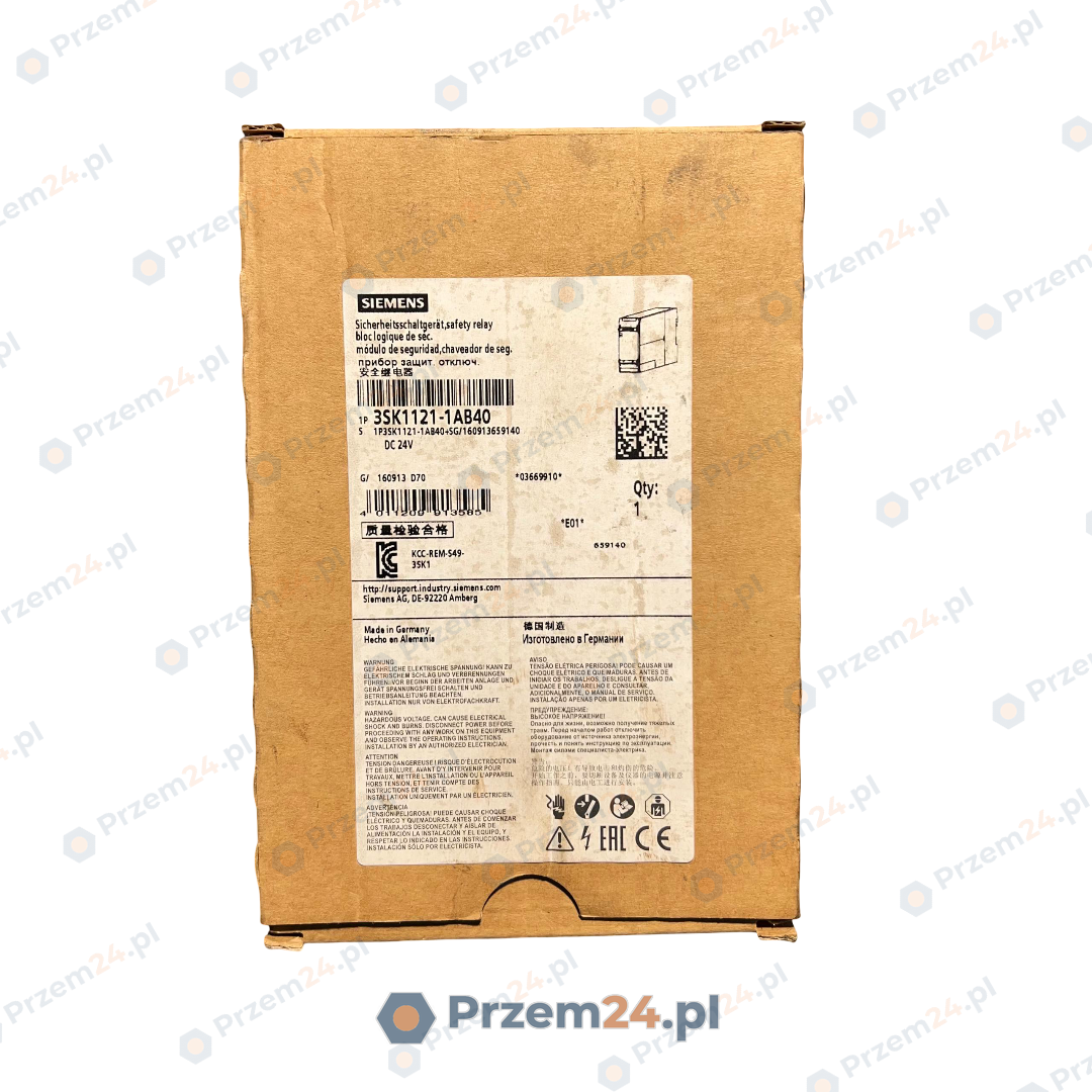 SIEMENS-3SK11211AB40-Przekaźnik-bezpieczeństwa-24V