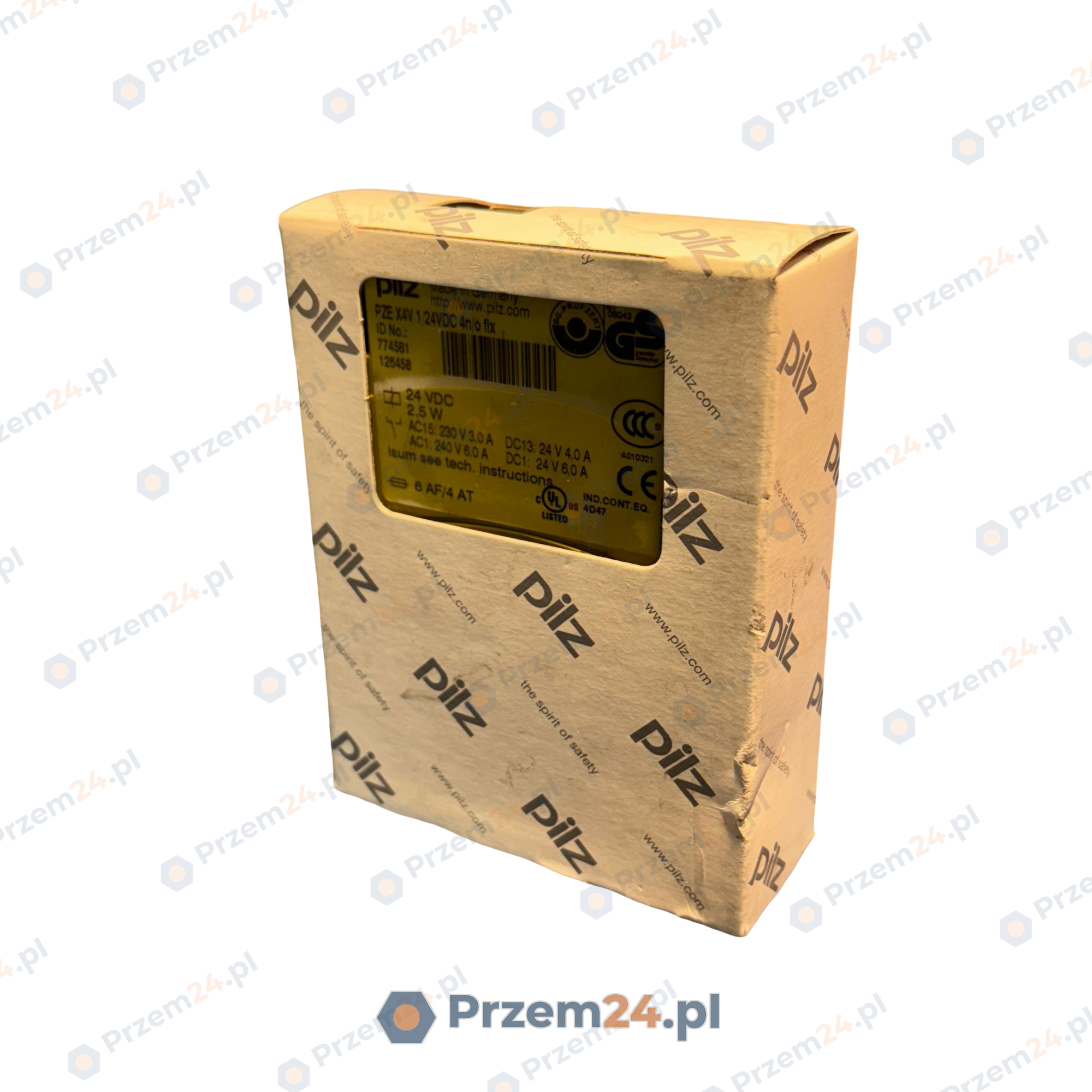 Pilz-774581-PZE-X4V-1-24VDC-4n-o-fix-Przekaźnik-bezpieczeństwa