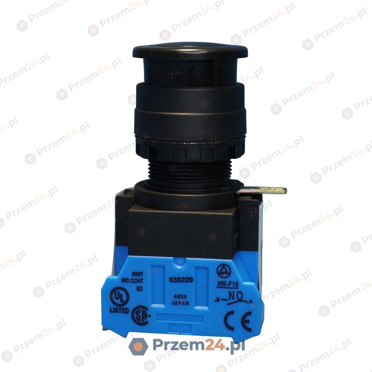 IDEC-HWF10-BLOK-KONTAKTOWY-Z-PRZYCISKIEM-AWARYJNYM-(ZESTAW-2-SZT)