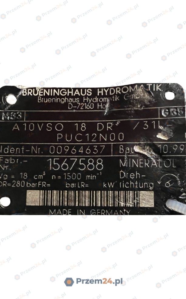 Brueninghaus-A10VSO-18-DR-31L-PUC12N00-(00964637)-Pompa-hydrauliczna